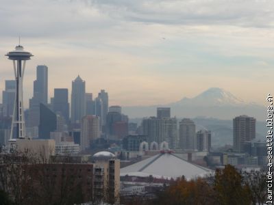 Seattle et le Mont Rainier